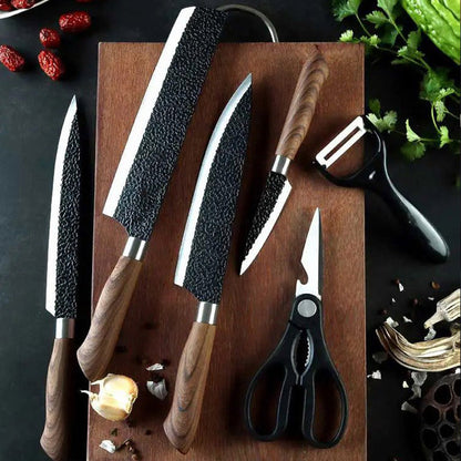 🔥🖤Black Friday Sale:42% OFF🔥German Professional Chef's Knife Set - 6 Pcs Set