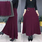 💕BLACK FRIDAY HOT SALES! 💕Elegant Solid Color Soft Pleated A-Line Skirt