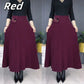 💕BLACK FRIDAY HOT SALES! 💕Elegant Solid Color Soft Pleated A-Line Skirt