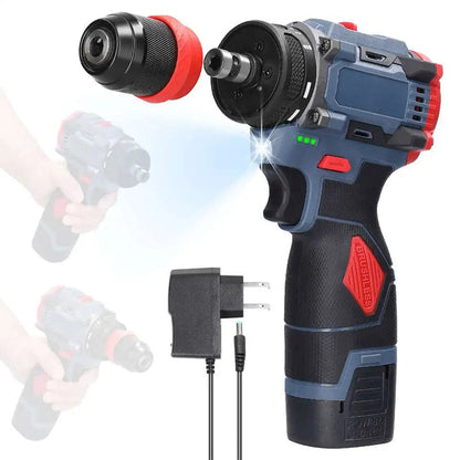 Electric Drill & Screwdriver with Removable Chuck（50% OFF）