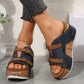 🔥50%OFF🔥Cutout Platform Wedge Sandals