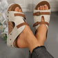 🔥50%OFF🔥Cutout Platform Wedge Sandals