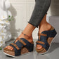 🔥50%OFF🔥Cutout Platform Wedge Sandals