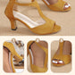 👡 50% OFF NOW! 💃 Women's Back Zipper Peep-Toe High Heel Sandals – Sleek, stylish & easy on – perfect for parties, weddings or a night out ✨
