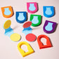 Disposable Hair Color Powders with 8 Colors