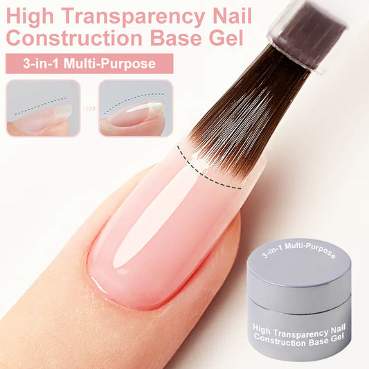 🎉Buy 3 Get 2 Free💅3-in-1 Multi-Purpose High Transparency Nail Construction Base Gel