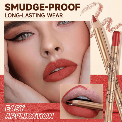 👄 50% OFF！💄12-Color Smudge-Proof Lip Liner Pencil Set – Long-lasting, creamy & waterproof – perfect for everyday wear or pro makeup 🎨
