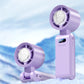 ❄️💨40% OFF Handheld Portable Fan with Ice Cooler⚡🥶 Personal Misting Fan for Outdoor Sports, Travel & Gym | Rechargeable, 3 Speeds, Instant Cooling Relief