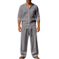 ✨New Arrival✨Men's Casual Breathable Shirt and Pants Set