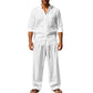 ✨New Arrival✨Men's Casual Breathable Shirt and Pants Set