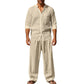 ✨New Arrival✨Men's Casual Breathable Shirt and Pants Set