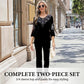 💎 40% OFF! 💎 Women's Velvet Rhinestone Top & Pants Set – Glossy Luxury Fabric, Sparkling Detailing & All-Day Comfort