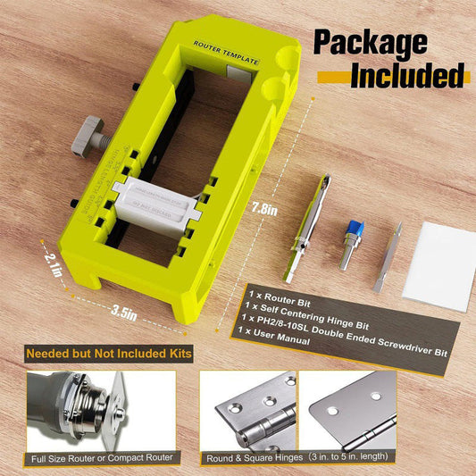 🔥50% OFF!🛠️Hinge Door Lock Hole Positioner Kit Set