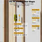 🔥50% OFF!🛠️Hinge Door Lock Hole Positioner Kit Set