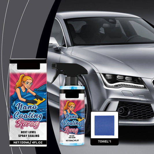 🔥While Supplies Last 40% OFF!🎉 High-Gloss Polishing Spray—Long-lasting UV protection/water-repellent, compatible with paintwork, rims, and glass.