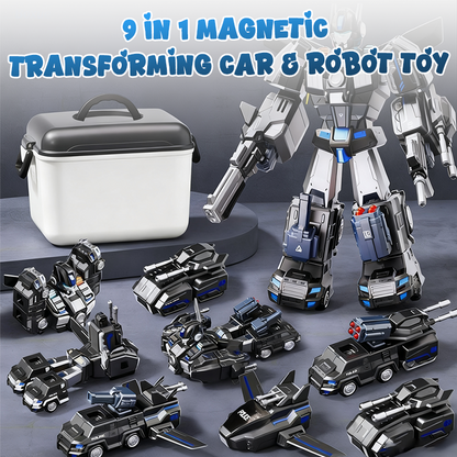 🔥While Supplies Last 40% OFF!🎉 9 in 1 Magnetic Transforming Car & Robot Toy