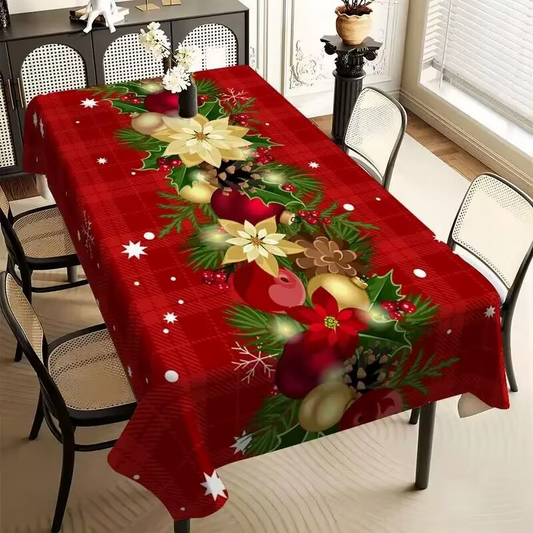 🔥While Supplies Last 40% OFF!🎅Waterproof Rectangular Christmas Tablecloth❄️