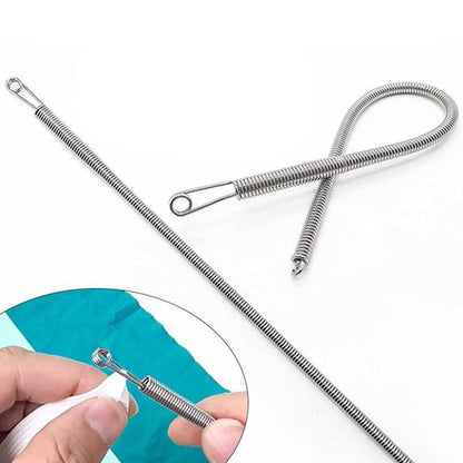🔥BUY 1 GET 1 FREE💫 Multi-Function Foldable Spring Drawstring Threader Tool – Easy to Use, Portable & for Cords, Wires & Laces ⚡