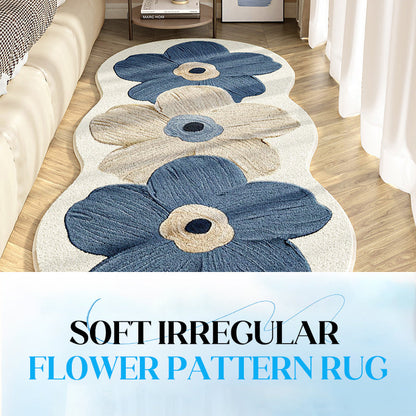 🔥While Supplies Last 40% OFF!🎉 Soft Irregular Flower Pattern Rug