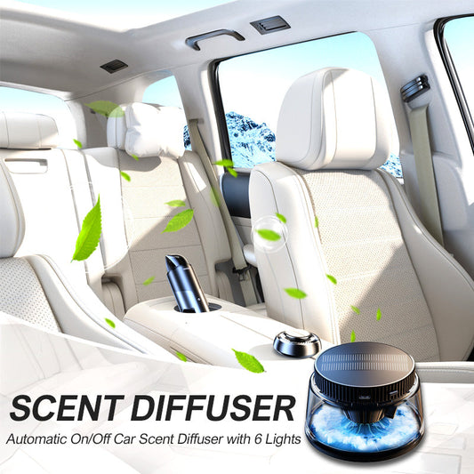 🎁2026 New Arrival💥Automatic On/Off Car Scent Diffuser with 6 Lights