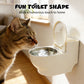 🔥While Supplies Last 40% OFF!🎉 Wall-Mounted Toilet-Shaped Cat Bowl