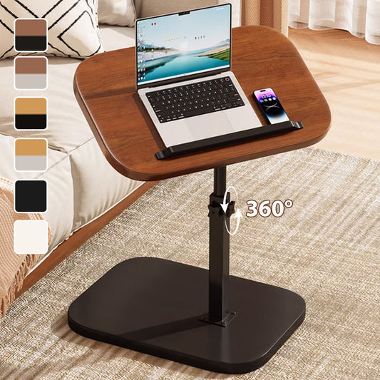📢📢50% OFF!! ⏰C-Shape Side Table with 360° Swivel Tray & Height Adjustable 45–80cm