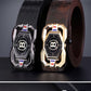 🐊Leather belt for men with elegant crocodile leather pattern, with automatic buckle and made of cowhide.