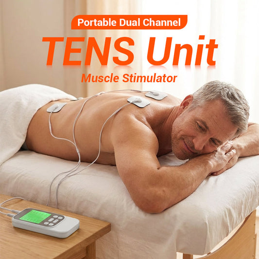 🔥While Supplies Last 40% OFF!🎉Portable Dual Channel TENS Unit Muscle Stimulator