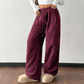 👖✨ 60% OFF! Casual Loose Fit Corduroy Trousers for Women – Wide-Leg, Adjustable Waist & Wrinkle-Resistant Retro Style