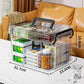 🔥While Supplies Last 40% OFF!🎉 2-Layer Portable Medicine Storage Box with Handle