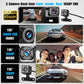 🚗🎥 52% OFF! Dash Cam 3 Cameras 1080P HD – Front + Interior + Rear with Reverse 🔥