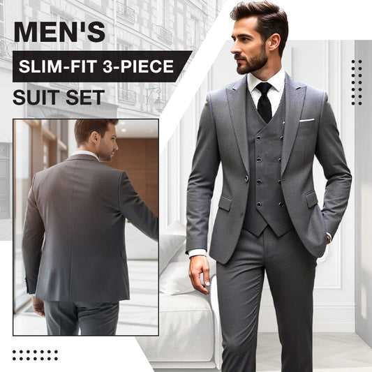 🔥While Supplies Last 40% OFF!🎉 🔥Men's Slim-Fit 3-Piece Suit Set🕴️