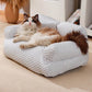 🔥While Supplies Last 40% OFF!🎉 Breathable & Washable Ice Silk Cooling Pet Sofa Bed for Dogs