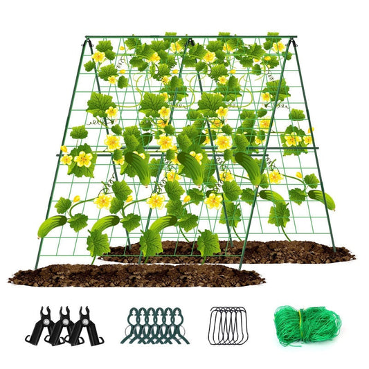 ⏳Limited-time 50% off⏰A-Frame Garden Trellis for Climbing Plants🍇🥒