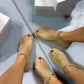🥳 2026 Best Sellers 🥳💞 Over 50,000 pairs sold! Sparkling gemstone mesh flats