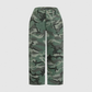 🔥While Supplies Last 40% OFF!🎉 Casual Wide-Leg Camouflage Crop Pants