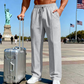 🔥While Supplies Last 40% OFF!🎉 Men's Elastic Waist Drawstring Straight Leg Pants
