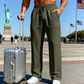🔥While Supplies Last 40% OFF!🎉 Men's Elastic Waist Drawstring Straight Leg Pants