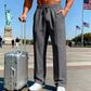 🔥While Supplies Last 40% OFF!🎉 Men's Elastic Waist Drawstring Straight Leg Pants