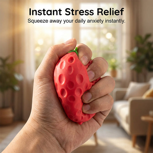 🔥While Supplies Last 40% OFF!🎉 Strawberry Squishy Stress Ball for Kids & Adult