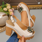 🎁New arrival 50% OFF💥Elegant Peep-Toe Buckle Heeled Sandals