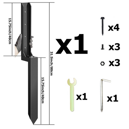 🔥While Supplies Last 40% OFF!🎉 Heavy-Duty Fence Post Repair Kit
