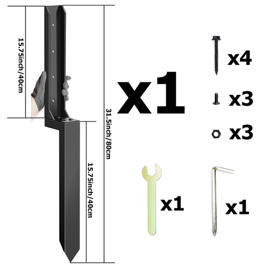🔥While Supplies Last 40% OFF!🎉 Heavy-Duty Fence Post Repair Kit