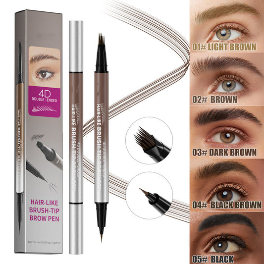 🔥While Supplies Last 40% OFF!🎉2-in-1 Waterproof Liquid Brow Pen