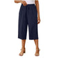 📢📢30% OFF !! ⏰Women's Casual Drawstring Waist Capri Pants