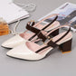 🔥While Supplies Last 40% OFF!🎉Women's Stylish Pointed Toe Chunky High-heel Sandals
