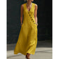 👗 50% OFF NOW! 🌼 2026 New Arrival –Women's Sleeveless V-Neck Maxi Dress with Pockets 🌸