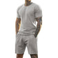 🔥LIMITED TIME 50% OFF!🔥 Men's Athletic T-Shirt & Shorts 2-Piece Set 💪 The Ultimate Men's Fitness Set🏋️‍♂️