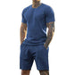 🔥LIMITED TIME 50% OFF!🔥 Men's Athletic T-Shirt & Shorts 2-Piece Set 💪 The Ultimate Men's Fitness Set🏋️‍♂️