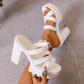 🔥While Supplies Last 40% OFF!🎉 Women's Chunky Heel Platform Slide Sandals